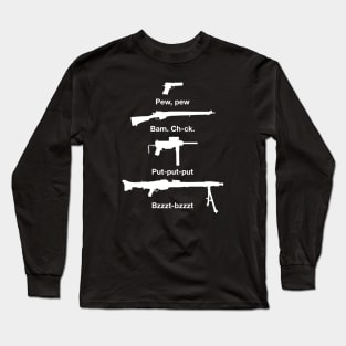 From Pew to Bzzzt Long Sleeve T-Shirt